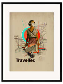 Gerahmter Kunstdruck  traveler 