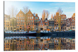 Magnettafel Amsterdam Morgen Reflexionen