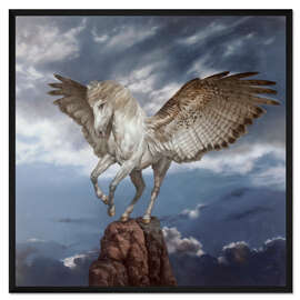 Gerahmter Kunstdruck Pegasus