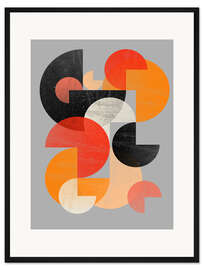 Gerahmter Kunstdruck CIRCLES #2 01