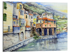 Magnettafel Ortsansicht von Dolceacqua