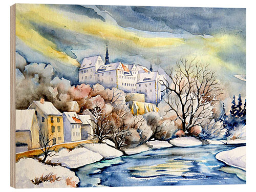 Trätavla Schloss Colditz