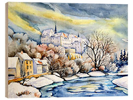 Holzbild Schloss Colditz