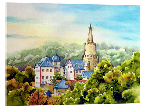 Acrylglas print Osterburg in Weida
