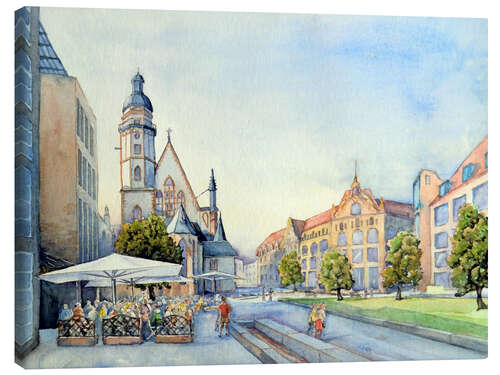 Canvas print Freisitz am Thomaskirchhof