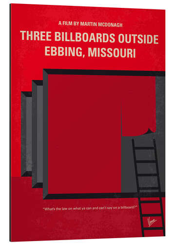 Aluminium print Three Billboards Outside Ebbing, Missouri