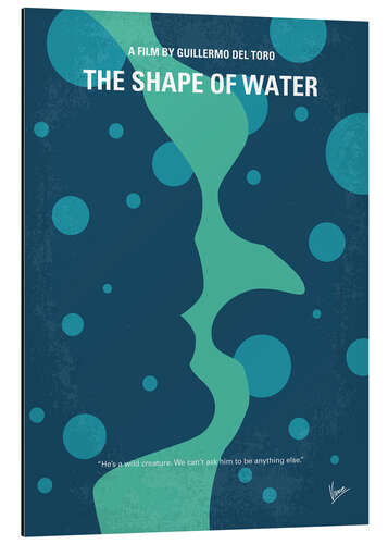 Stampa su alluminio The Shape Of Water (La forma dell'acqua)