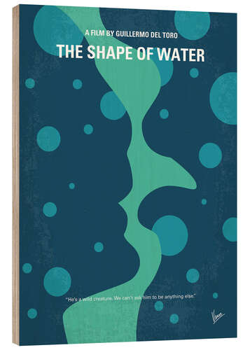 Cuadro de madera The Shape Of Water