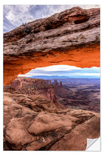 Wall sticker Arch over the Canyon, Utah