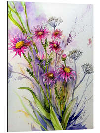 Magnettafel Bunte Margeriten