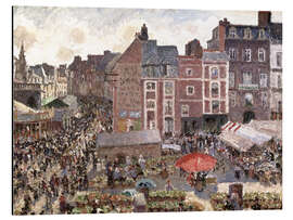 Magnettafel Markt in Dieppe