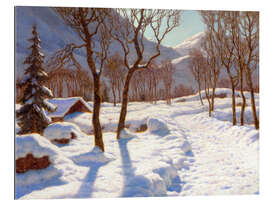 Gallery print Winter scene in the Alps