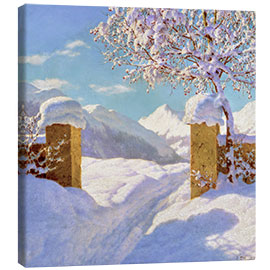 Canvas print Symphony in white and blue - Ivan Fedorovich Choultsé