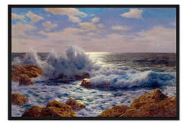 Gerahmter Kunstdruck Lever de Lune