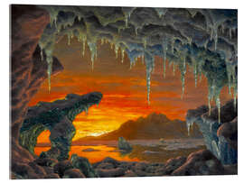 Acrylglasbild Arktische Grotte