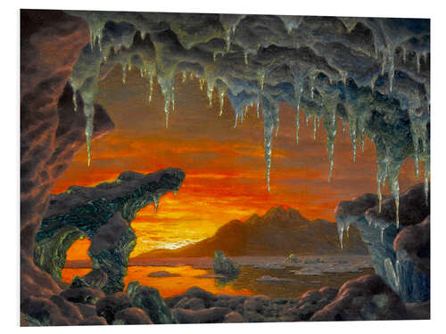 Tableau en PVC grotte Arctique