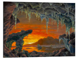 Magnettafel Arktische Grotte