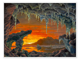 Wall print  Arctic grotto - Ivan Fedorovich Choultsé