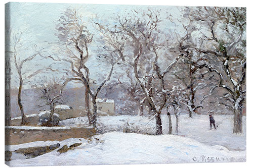 Tableau sur toile Neige à Louveciennes