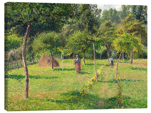 Leinwandbild Obstgarten in Éragny