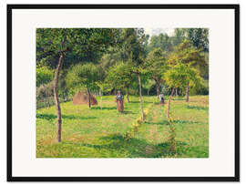 Gerahmter Kunstdruck Obstgarten in Éragny