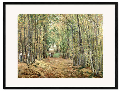 Stampa artistica con cornice PISSARRO, Camille El bosque de Marly 711 (1970 24) 2