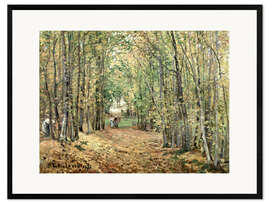 Framed art print The forest at Marly
