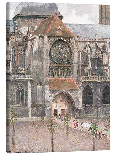 Canvas print Church of Saint Jacques in Dieppe