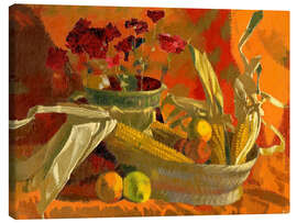 Quadro em tela Corncobs and oranges II - Augusto Giacometti