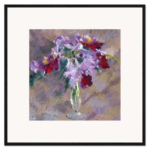 Impresión de arte enmarcada orquídea