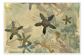 Tavla  Stylized plants - Augusto Giacometti