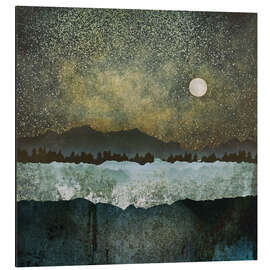 Magnettafel Sterne, Berge und Bäume