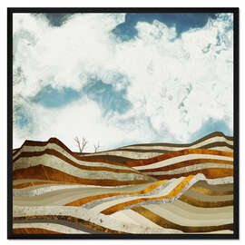 Gerahmter Kunstdruck Stille Wüste