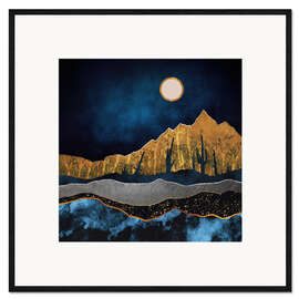 Framed art print Midnight in the desert