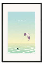 Gerahmter Kunstdruck Fehmarn