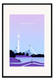 Gerahmter Kunstdruck München
