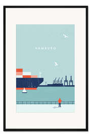 Gerahmter Kunstdruck Hamburg