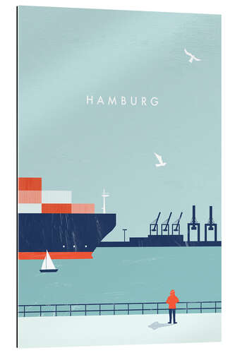 Gallery print Hamburg na ilustracji