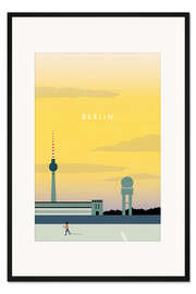 Gerahmter Kunstdruck Berlin - Tempelhofer Feld