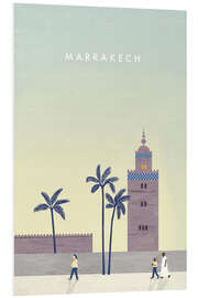 Foam board print Marrakesh illustration