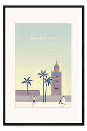 Gerahmter Kunstdruck Marrakech