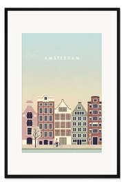 Gerahmter Kunstdruck Amsterdam