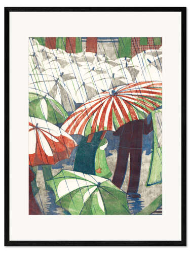Framed art print Wet afternoon