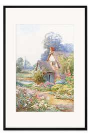 Gerahmter Kunstdruck Ein Bauerngarten