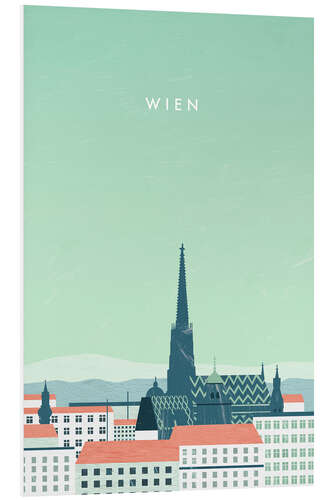 PVC print Vienna illustration