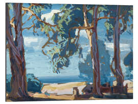 Magnettafel Kiefern am Strand