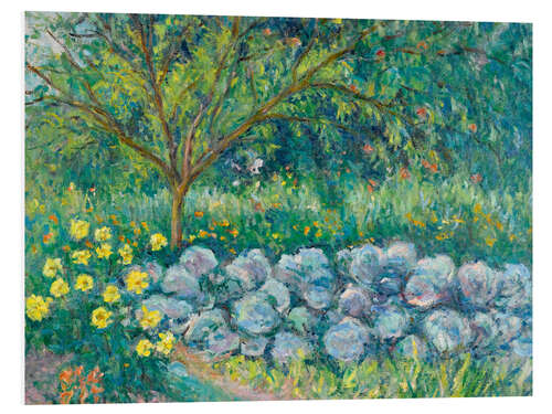 Foam board print Hydrangees, Monet's Garden