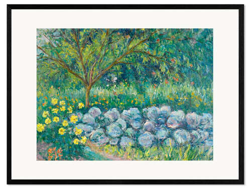 Framed art print Hydrangees, Monet's Garden