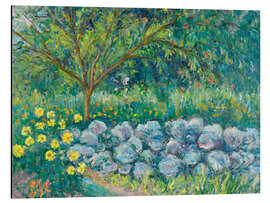 Magnettafel Hortensien in Monets Garten