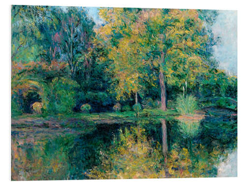 Foam board print The pond of Claude Monet's garden